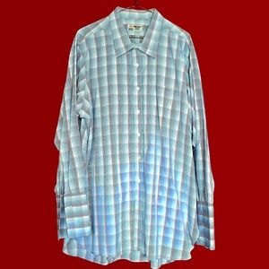 Turnbull & Asser Men's Bespoke Cotton Button Down Shirt XL